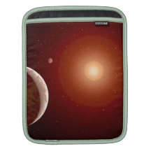 Estrella enana roja y Exoplanets Funda Para iPads