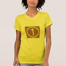 Estrella estupenda NumberOne Camisetas
