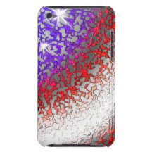 Estrella-n-Rayas Barely There iPod Protectores