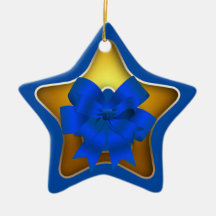 Estrella y ornamento de encargo del navidad del ar ornaments para arbol de navidad