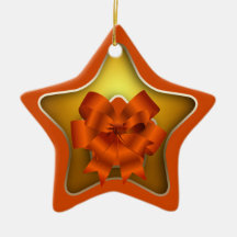 Estrella y ornamento de encargo del navidad del ar adorno de navidad