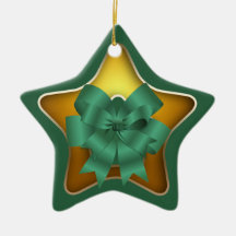 Estrella y ornamento de encargo del navidad del ar ornamentos de reyes
