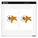 Estrellas de mar del azúcar del dólar de arena kindle fire pegatina skin