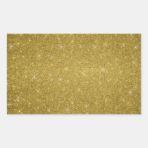 Estrellas del brillo del oro rectangular altavoz