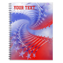 Estrellas y cuaderno de las rayas cinco