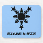 ESTRELLAS y SOL (Mousepad) Tapete De Raton