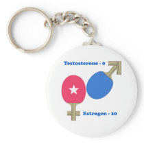 Estrogen Ping Pong Key Chain