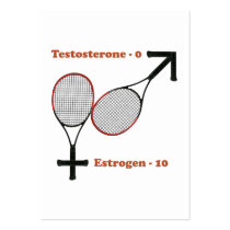 Estrogen Tennis Business Card