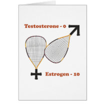 Estrogen Wins Racquetball Cards
