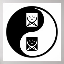 Estudios de la comunicación de Yin Yang Impresiones