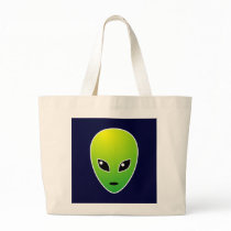 ET - on Navy Blue Tote Bag