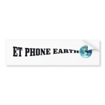 ET PHONE EARTH.png Bumper Stickers