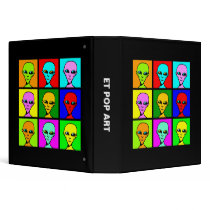 ET Pop Art (1.5in) binders by artberry ET Pop Art (1.5in) binders
