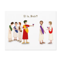 "Et tu, Brute?" Julius Caesar postcards