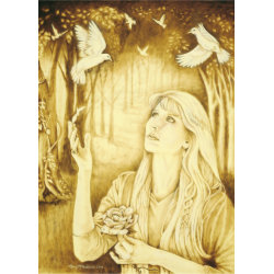 Etain Celtic Goddess card