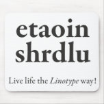 Etaoin Mouse Mat mousepads