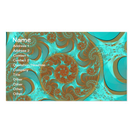 Eternal Cute Abstract Art Business Card Templates