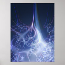 Eternal Flame Fractal Poster
