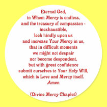 Eternal God in Whom Mercy is Endless... stickers
