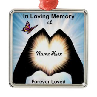 Eternal Hand Heart Christmas Tree Ornament