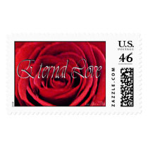 Eternal Love Rose Postage stamps