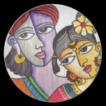 Eternal Lovers -Radha Krishna plates