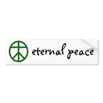 Eternal Peace Bumper Stickers