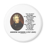 Eternal Vigilance By The People Price Of Liberty Fridge Magnets