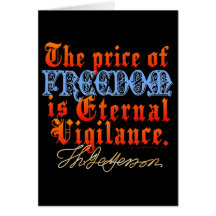 Eternal Vigilance Greeting Card