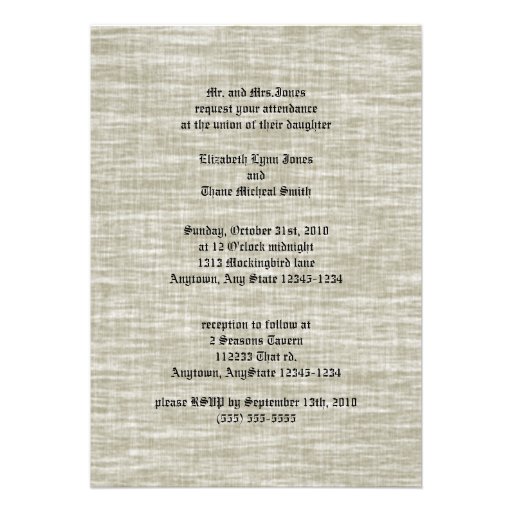 Eternity Gothic Vintage Wedding Invites