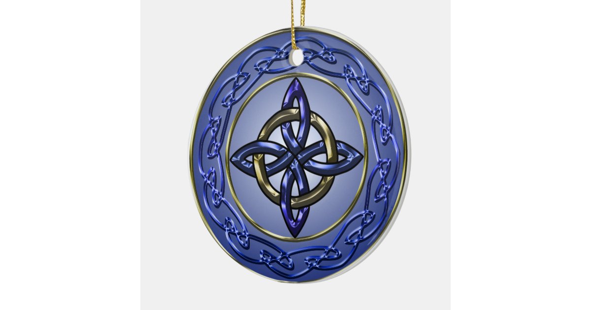 Eternity Knot Tree Ornament Circle Zazzle