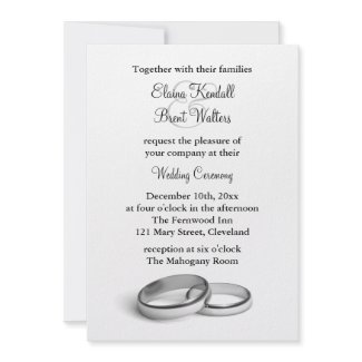 Eternity Wedding Invitation invitation