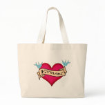 Ethan - Custom Heart Tattoo T-shirts & Gifts Tote Bags