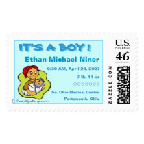 Ethan Michael Niner birth stamp