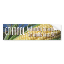 Ethanol Bumper Sticker bumper stickers by Libertymaniacs Ethanol Bumper Sticker bumper stickers