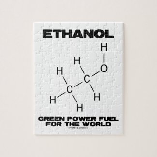 Ethanol Green Power Fuel For The World (Molecule) Puzzle