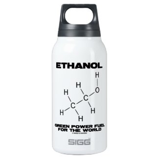 Ethanol Green Power Fuel For The World (Molecule) SIGG Thermo 0.3L Insulated Bottle
