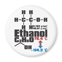 Ethanol Refrigerator Magnets