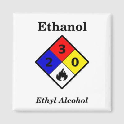 Color coded MSDS Ethanol