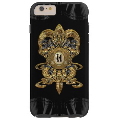 Ethelbert Ashton Elegant Damask 6/6s plus Tough iPhone 6 Plus Case