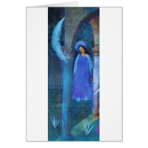 Ethereal  Angel in a  Spiritual Realm Greeting Cards