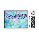 Ethereal Blue RSVP Postage