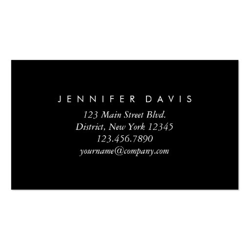 ETHEREAL CHIC | BUSINESS CARD (back side)