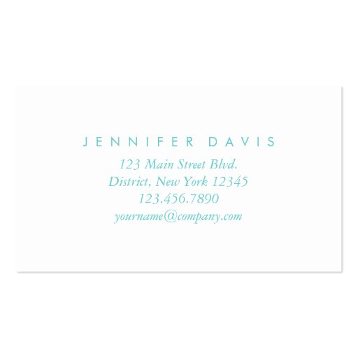 ETHEREAL CHIC | BUSINESS CARD (back side)