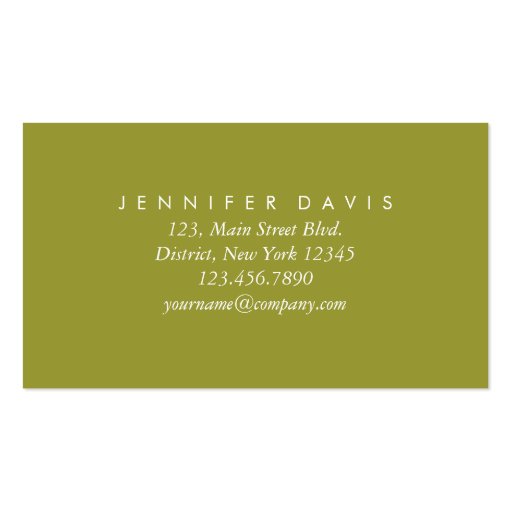 ETHEREAL CHIC | BUSINESS CARD (back side)