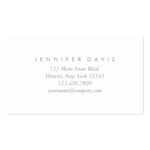 ETHEREAL CHIC | BUSINESS CARD (back side)