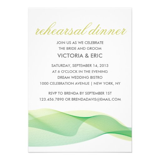 ETHEREAL CHIC | REHEARSAL DINNER INVITATION