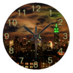 Ethereal Clouds: NYC Skyline, Empire State Bldg Clock