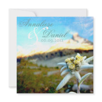 Ethereal Edelweiss Wedding Invitation
