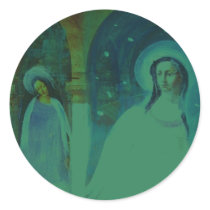 Ethereal Fairytale Angels in Paradise Sticker